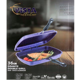 GETIT.QA- Qatar’s Best Online Shopping Website offers VISTA ALUMINIUM DOUBLE SIDE GRILL PAN-- 36 CM at the lowest price in Qatar. Free Shipping & COD Available!