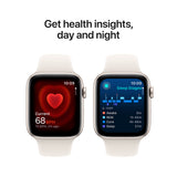 GETIT.QA- Qatar’s Best Online Shopping Website offers PRE-ORDER APPLE WATCH SE GPS + CELLULAR, 40 MM STARLIGHT ALUMINIUM CASE WITH STARLIGHT SPORT BAND - S/M, MXGJ3QA/A at the lowest price in Qatar. Free Shipping & COD Available!