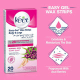 GETIT.QA- Qatar’s Best Online Shopping Website offers VEET HAIR REMOVAL COLD WAX STRIPS NORMAL SKIN 20 PCS at the lowest price in Qatar. Free Shipping & COD Available!