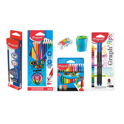 GETIT.QA- Qatar’s Best Online Shopping Website offers MAPED SCHOOL KIT, MDP-SCHKIT-035, ASSORTED at the lowest price in Qatar. Free Shipping & COD Available!