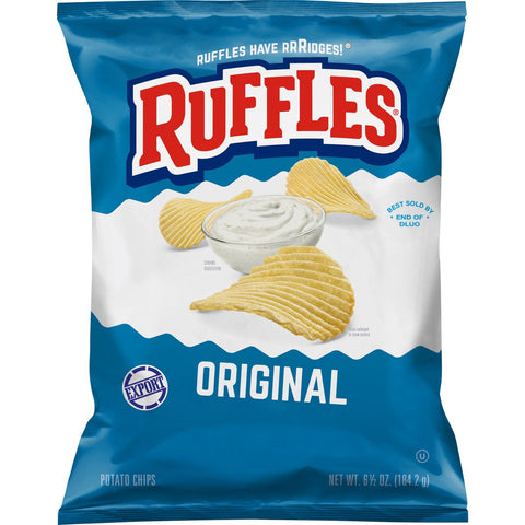 GETIT.QA- Qatar’s Best Online Shopping Website offers FRITOLAY RUFFLESORIGINAL 6.5OZ at the lowest price in Qatar. Free Shipping & COD Available!