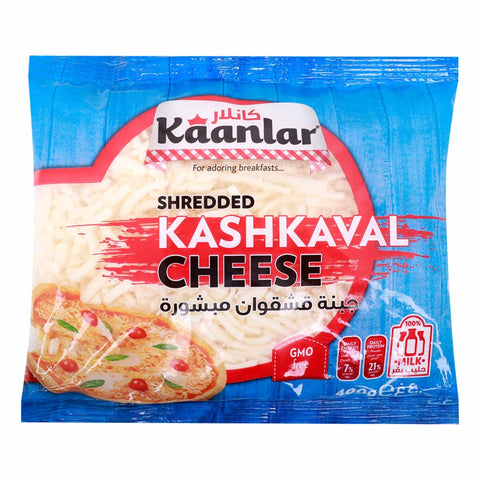 GETIT.QA- Qatar’s Best Online Shopping Website offers KAANLAR SHREDDED KASHKAVAL CHEESE 400 G at the lowest price in Qatar. Free Shipping & COD Available!