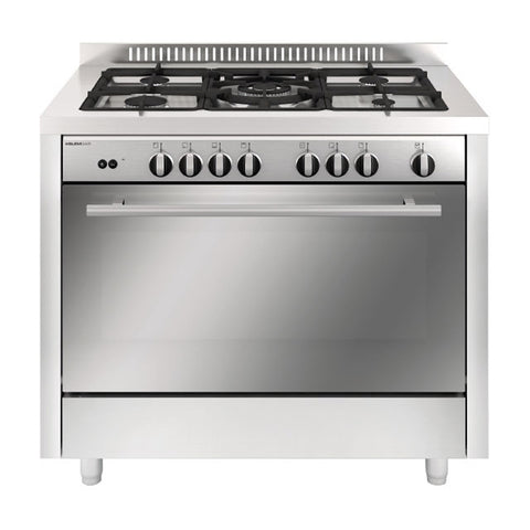 GETIT.QA- Qatar’s Best Online Shopping Website offers GLEMGAS GAS COOKING RANGE WITH GAS OVEN, 100 X 60 CM, 5 BURNERS, STAINLESS STEEL, M165GI at the lowest price in Qatar. Free Shipping & COD Available!