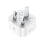 GETIT.QA- Qatar’s Best Online Shopping Website offers HOCO SINGLE PORT SUPER FAST WALL CHARGER, 20W, WHITE, C91B-PD at the lowest price in Qatar. Free Shipping & COD Available!