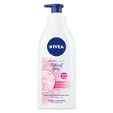 GETIT.QA- Qatar’s Best Online Shopping Website offers NIVEA BODY LOTION NATURAL GLOW ALL SKIN TYPES 625 ML at the lowest price in Qatar. Free Shipping & COD Available!