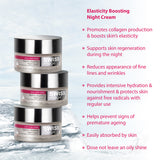 GETIT.QA- Qatar’s Best Online Shopping Website offers SWISS IMAGE ANTI-AGE CARE 36+ ELASTICITY BOOSTING NIGHT CREAM 50 ML at the lowest price in Qatar. Free Shipping & COD Available!