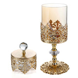 GETIT.QA- Qatar’s Best Online Shopping Website offers HELVACIOGLU STEEL WITH GOLD PLATED CANDLE HOLDER-- HEL29 at the lowest price in Qatar. Free Shipping & COD Available!