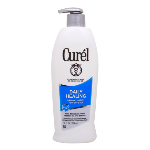 GETIT.QA- Qatar’s Best Online Shopping Website offers CUREL DAILY HEALING ORIGINAL LOTION FOR DRY SKIN-- 384 ML at the lowest price in Qatar. Free Shipping & COD Available!