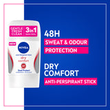 GETIT.QA- Qatar’s Best Online Shopping Website offers NIVEA ANTIPERSPIRANT STICK FOR WOMEN DRY COMFORT 50 ML at the lowest price in Qatar. Free Shipping & COD Available!