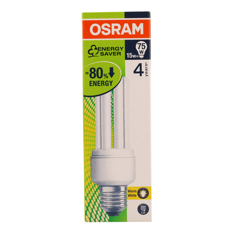 GETIT.QA- Qatar’s Best Online Shopping Website offers OSRAM ENERGY SAVER BULB 15W E27 WARM WHITE at the lowest price in Qatar. Free Shipping & COD Available!