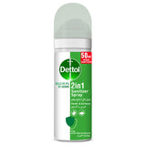 GETIT.QA- Qatar’s Best Online Shopping Website offers DETTOL 2 IN 1 SANITIZER SPRAY FOR HANDS & SURFACES WITH ALOE VERA EXTRACTS 50 ML at the lowest price in Qatar. Free Shipping & COD Available!