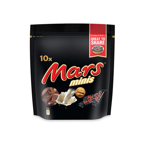 GETIT.QA- Qatar’s Best Online Shopping Website offers MARS MINIS POUCH 10 PCS 180 G at the lowest price in Qatar. Free Shipping & COD Available!