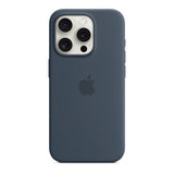 GETIT.QA- Qatar’s Best Online Shopping Website offers APPLE IPHONE 15 PRO SILICONE CASE WITH MAGSAFE, STORM BLUE, MT1D3ZM/A at the lowest price in Qatar. Free Shipping & COD Available!