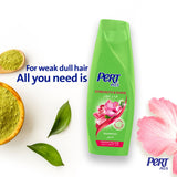 GETIT.QA- Qatar’s Best Online Shopping Website offers PERT PLUS STRENGTH & SHINE SHAMPOO WITH HENNA AND HIBISCUS EXTRACT 400 ML at the lowest price in Qatar. Free Shipping & COD Available!