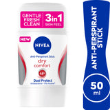 GETIT.QA- Qatar’s Best Online Shopping Website offers NIVEA ANTIPERSPIRANT STICK FOR WOMEN DRY COMFORT 50 ML at the lowest price in Qatar. Free Shipping & COD Available!