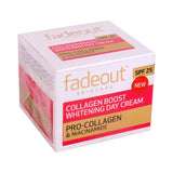 GETIT.QA- Qatar’s Best Online Shopping Website offers FADEOUT COLLAGEN BOOST WHITENING DAY CREAM SPF 25-- 50 ML at the lowest price in Qatar. Free Shipping & COD Available!