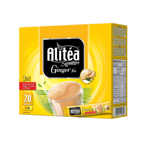 GETIT.QA- Qatar’s Best Online Shopping Website offers ALI TEA 3IN1 CLASSIC GINGER TEA 20 X 20 G at the lowest price in Qatar. Free Shipping & COD Available!