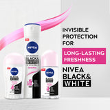 GETIT.QA- Qatar’s Best Online Shopping Website offers NIVEA DEODORANT SPRAY INVISIBLE FOR BLACK & WHITE 200 ML at the lowest price in Qatar. Free Shipping & COD Available!