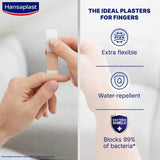 GETIT.QA- Qatar’s Best Online Shopping Website offers HANSAPLAST FINGER STRIPS PLASTERS ELASTIC 16 PCS at the lowest price in Qatar. Free Shipping & COD Available!