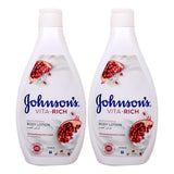 GETIT.QA- Qatar’s Best Online Shopping Website offers JOHNSON'S VITA-RICH BRIGHTENING BODY LOTION WITH POMEGRANATE FLOWER 400ML 1+1 at the lowest price in Qatar. Free Shipping & COD Available!