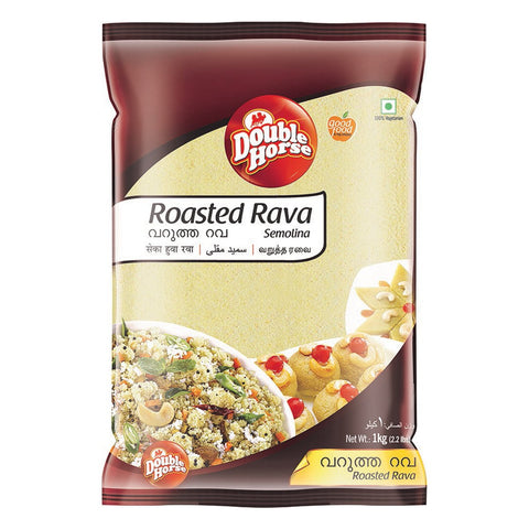 GETIT.QA- Qatar’s Best Online Shopping Website offers DOUBLE HORSE ROASTD RAVA 1KG at the lowest price in Qatar. Free Shipping & COD Available!