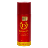 GETIT.QA- Qatar’s Best Online Shopping Website offers DENVER DEODORANT BODY SPRAY MEN HAMILTON HONOUR 165 ML at the lowest price in Qatar. Free Shipping & COD Available!