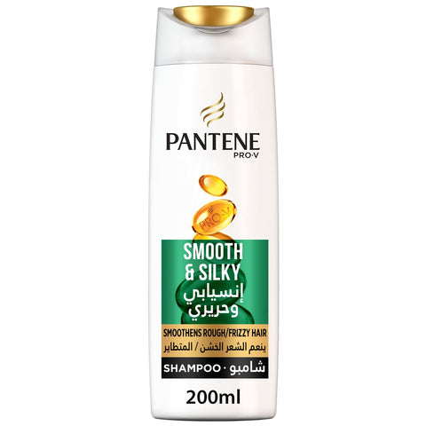 GETIT.QA- Qatar’s Best Online Shopping Website offers PANTENE PRO-V SMOOTH & SILKY SHAMPOO 200 ML at the lowest price in Qatar. Free Shipping & COD Available!