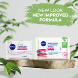 GETIT.QA- Qatar’s Best Online Shopping Website offers NIVEA FACE WIPES 3IN1 CARING CLEANSING DRY SKIN 25 PCS at the lowest price in Qatar. Free Shipping & COD Available!