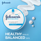 GETIT.QA- Qatar’s Best Online Shopping Website offers JOHNSON'S SKIN BALANCE FACE & BODY CREAM DRY & SENSITIVE SKIN 200 ML at the lowest price in Qatar. Free Shipping & COD Available!