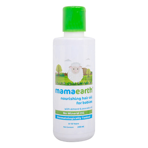 GETIT.QA- Qatar’s Best Online Shopping Website offers MAMAEARTH NOURISHING HAIR OIL FOR BABIES WITH ALMOND AND AVOCADO-- 200 ML at the lowest price in Qatar. Free Shipping & COD Available!