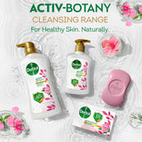 GETIT.QA- Qatar’s Best Online Shopping Website offers DETTOL ACTIV-BOTANY ANTIBACTERIAL BAR SOAP-- ROSEWATER & HIBISCUS FRAGRANCE-- 100% PLANT-DERIVED INGREDIENTS 110 G at the lowest price in Qatar. Free Shipping & COD Available!