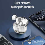 GETIT.QA- Qatar’s Best Online Shopping Website offers PROMATE TRANSPODS HD TRANSPARENT TWS EARBUDS WITH MIC, WHITE at the lowest price in Qatar. Free Shipping & COD Available!