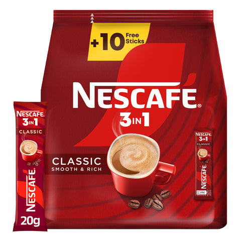 GETIT.QA- Qatar’s Best Online Shopping Website offers NESCAFE 3N1 SMOTHRICH 20G30+10 at the lowest price in Qatar. Free Shipping & COD Available!