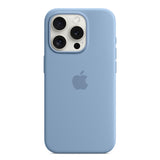 GETIT.QA- Qatar’s Best Online Shopping Website offers APPLE IPHONE 15 PRO SILICONE CASE WITH MAGSAFE, WINTER BLUE, MT1L3ZM/A at the lowest price in Qatar. Free Shipping & COD Available!