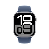 GETIT.QA- Qatar’s Best Online Shopping Website offers PRE-ORDER APPLE WATCH SERIES 10 GPS, 46 MM SILVER ALUMINIUM CASE WITH DENIM SPORT BAND - S/M, MWWL3QA/A at the lowest price in Qatar. Free Shipping & COD Available!