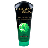 GETIT.QA- Qatar’s Best Online Shopping Website offers CREAM SILK TRIPLE KERATIN RESCUE ULTIMATE HAIR FALL DEFIANCE ULTRA CONDITIONER 340 ML at the lowest price in Qatar. Free Shipping & COD Available!