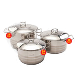 GETIT.QA- Qatar’s Best Online Shopping Website offers KORKMAZ ASTRA STAINLESS STEEL COOKWARE SET 6PC A1887 at the lowest price in Qatar. Free Shipping & COD Available!