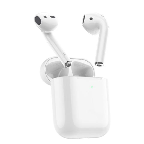 GETIT.QA- Qatar’s Best Online Shopping Website offers HOCO TRUE WIRELESS EARBUDS WITH BUILT-IN MIC, WHITE, EW25 at the lowest price in Qatar. Free Shipping & COD Available!