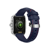 GETIT.QA- Qatar’s Best Online Shopping Website offers SWISS MILITARY SMART WATCH ALPS2,GUN METALFRAME AND DARK BLUE SLICION STRAP,SQUARE FACE at the lowest price in Qatar. Free Shipping & COD Available!