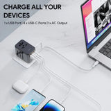 GETIT.QA- Qatar’s Best Online Shopping Website offers AUKEY TRAVEL ADAPTER, 65W, PATA08 at the lowest price in Qatar. Free Shipping & COD Available!