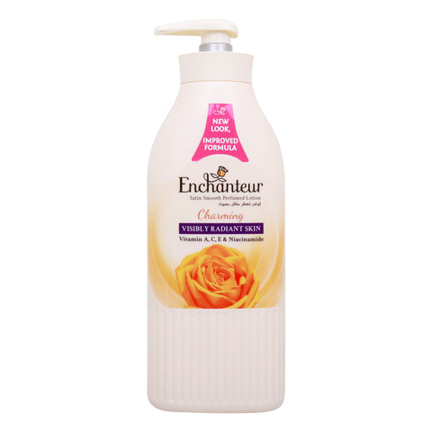 GETIT.QA- Qatar’s Best Online Shopping Website offers ENCHANTEUR SATIN SMOOTH PERFUMED LOTION CHARMING 400 ML at the lowest price in Qatar. Free Shipping & COD Available!