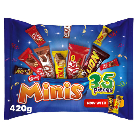 GETIT.QA- Qatar’s Best Online Shopping Website offers NESTLE MINIS CHOCOLATE 35 PCS 420 G at the lowest price in Qatar. Free Shipping & COD Available!