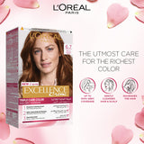 GETIT.QA- Qatar’s Best Online Shopping Website offers L'OREAL PARIS EXCELLENCE CREME COLOR 6.7 CHOCOLATE BROWN 1 PKT at the lowest price in Qatar. Free Shipping & COD Available!