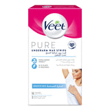 GETIT.QA- Qatar’s Best Online Shopping Website offers VEET PURE UNDERARM WAX STRIPS SENSITIVE 16 PCS at the lowest price in Qatar. Free Shipping & COD Available!