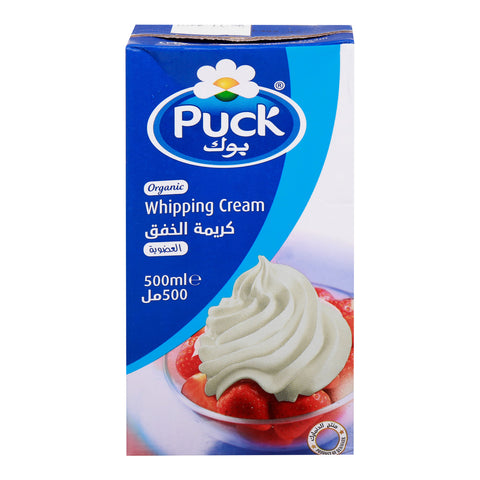 GETIT.QA- Qatar’s Best Online Shopping Website offers PUCK ORGANIC WHIPPING CREAM 500 ML at the lowest price in Qatar. Free Shipping & COD Available!