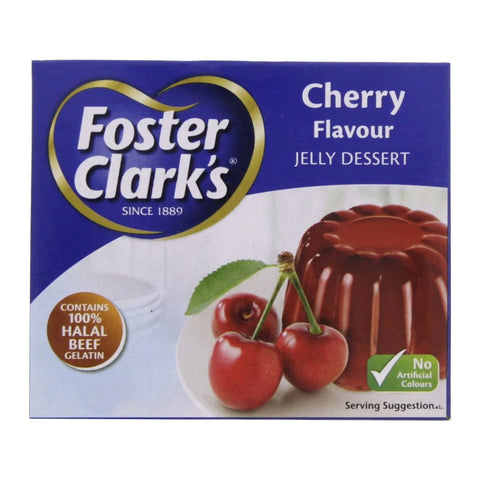 GETIT.QA- Qatar’s Best Online Shopping Website offers FOSTER CLARK'S JELLY DESSERT CHERRY FLAVOUR 80 G at the lowest price in Qatar. Free Shipping & COD Available!