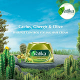 GETIT.QA- Qatar’s Best Online Shopping Website offers VATIKA NATURALS HAIR FALL CONTROL STYLING HAIR CREAM GHERGIR-- CACTUS & OLIVE STRENGTHENS & NOURISHES WEAK HAIR 140 ML at the lowest price in Qatar. Free Shipping & COD Available!