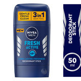 GETIT.QA- Qatar’s Best Online Shopping Website offers NIVEA MEN ANTIPERSPIRANT STICK FRESH ACTIVE 50 ML at the lowest price in Qatar. Free Shipping & COD Available!