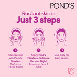 GETIT.QA- Qatar’s Best Online Shopping Website offers POND'S FLAWLESS RADIANCE DERMA NIGHT CREAM 50 G at the lowest price in Qatar. Free Shipping & COD Available!