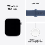 GETIT.QA- Qatar’s Best Online Shopping Website offers PRE-ORDER APPLE WATCH SERIES 10 GPS, 46 MM SILVER ALUMINIUM CASE WITH DENIM SPORT BAND - S/M, MWWL3QA/A at the lowest price in Qatar. Free Shipping & COD Available!